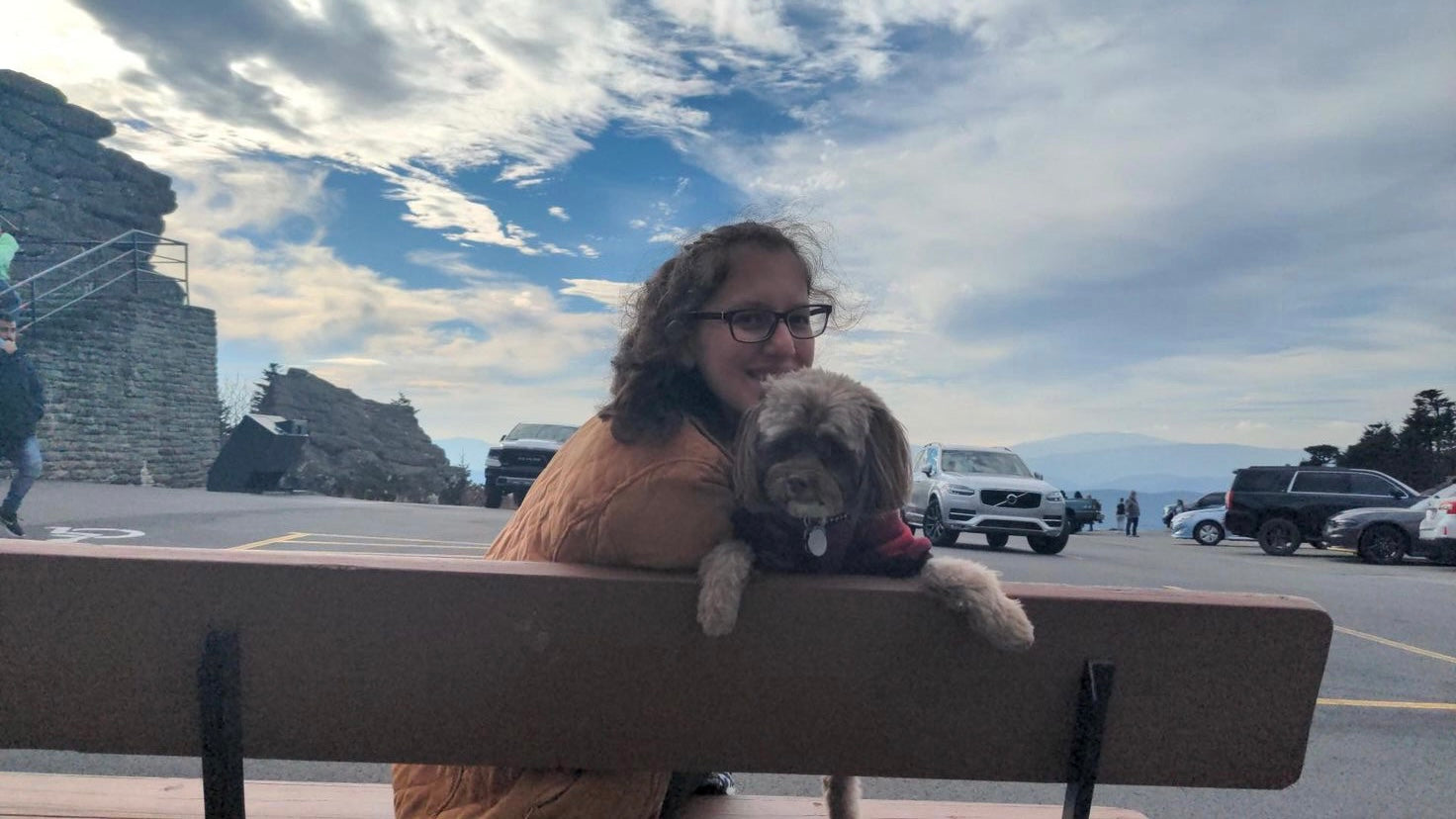Picture of my dog and I.