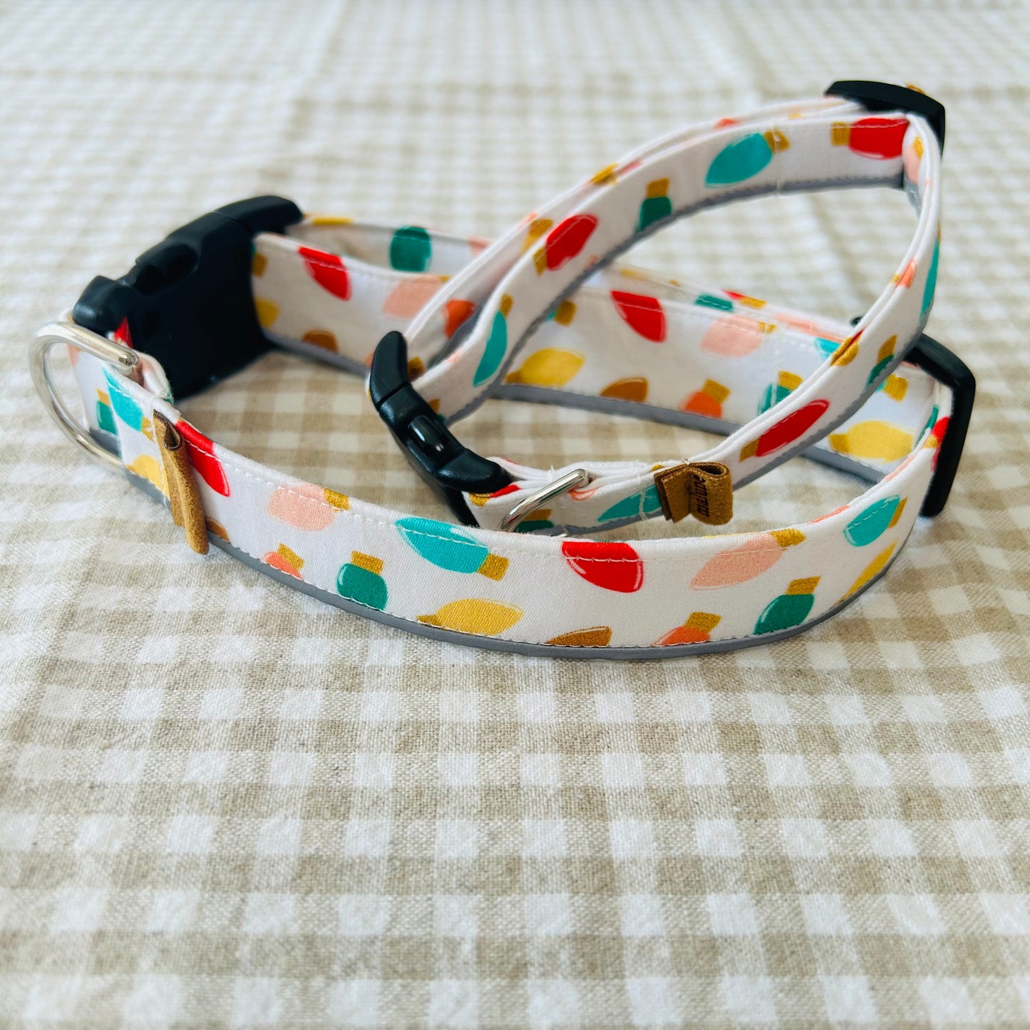 Christmas Lights Dog Collar