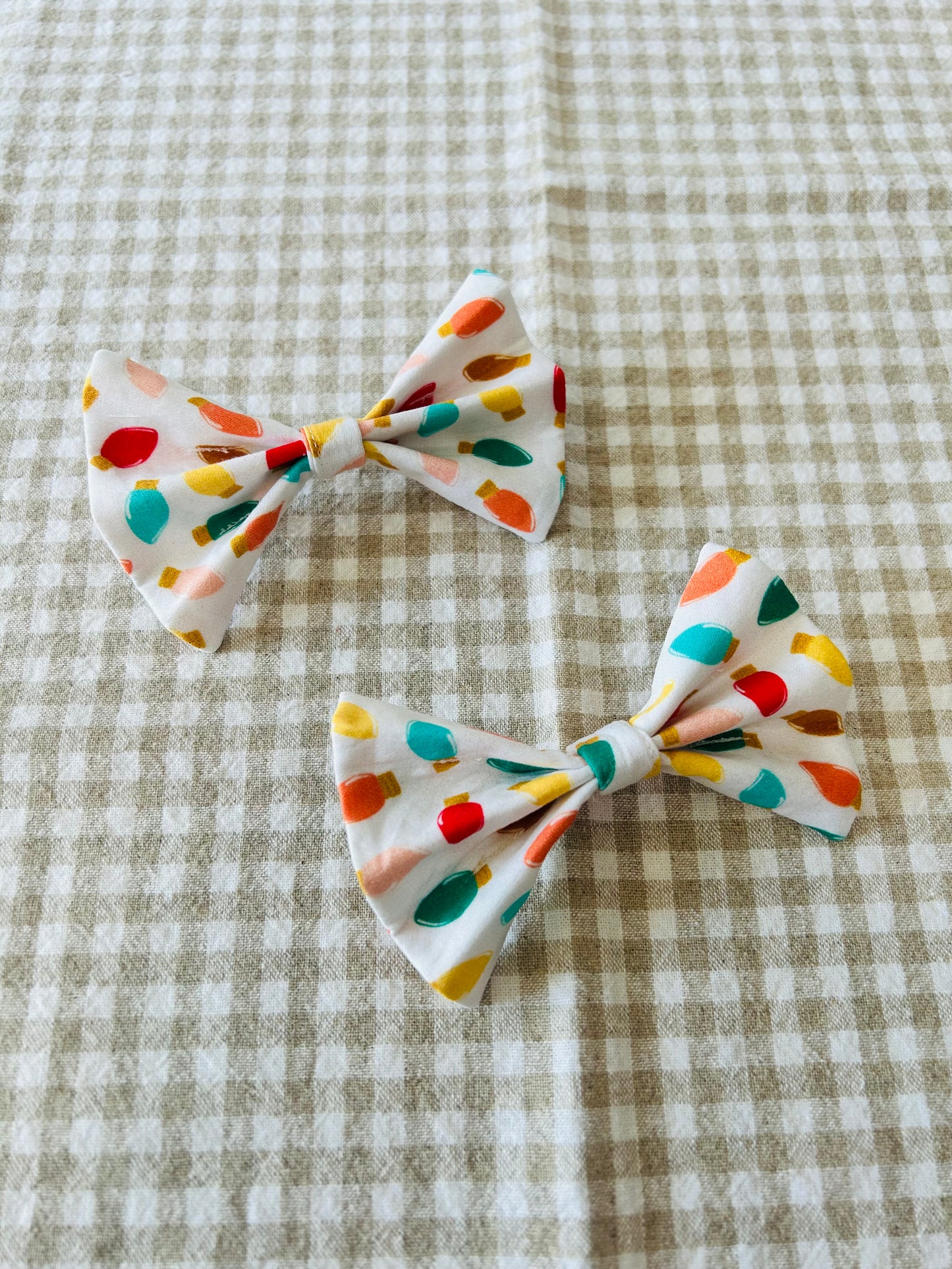 Christmas Lights Bow tie