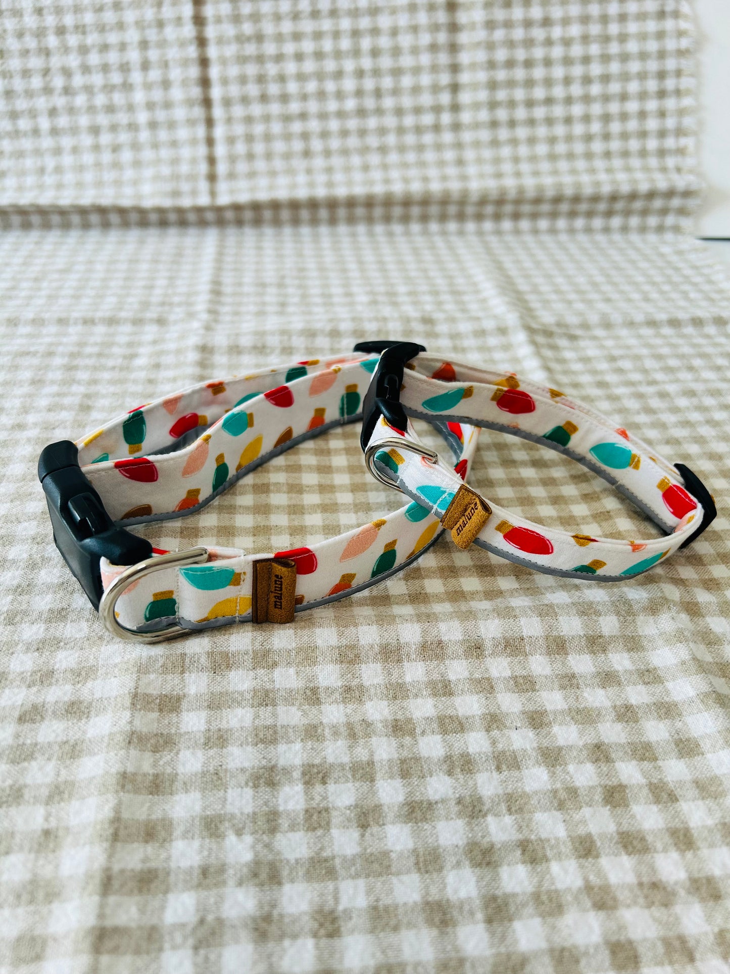 Christmas Lights Dog Collar