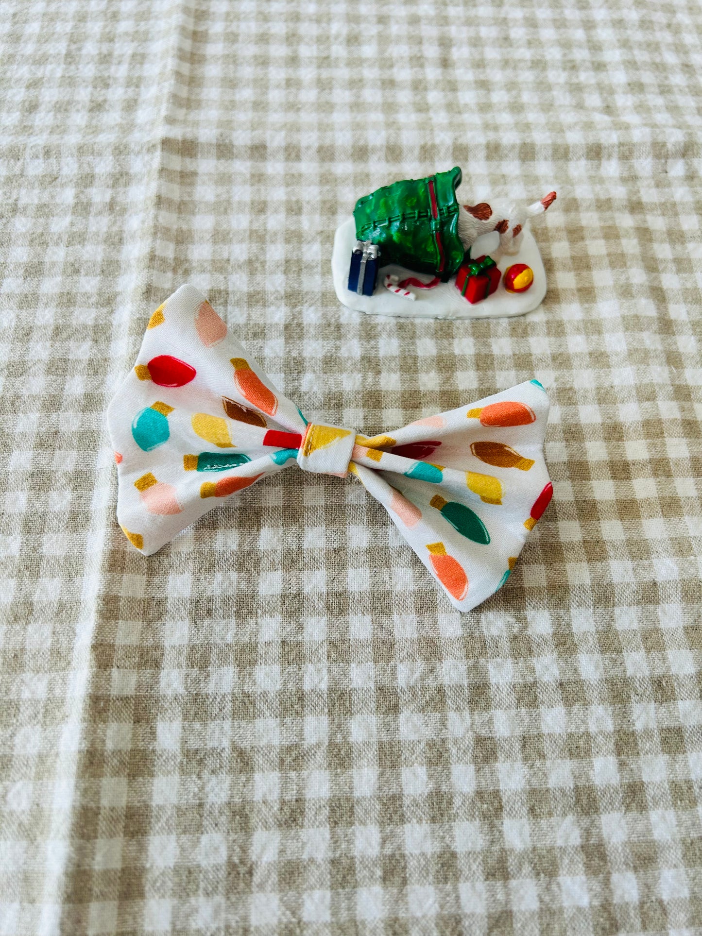 Christmas Lights Bow tie