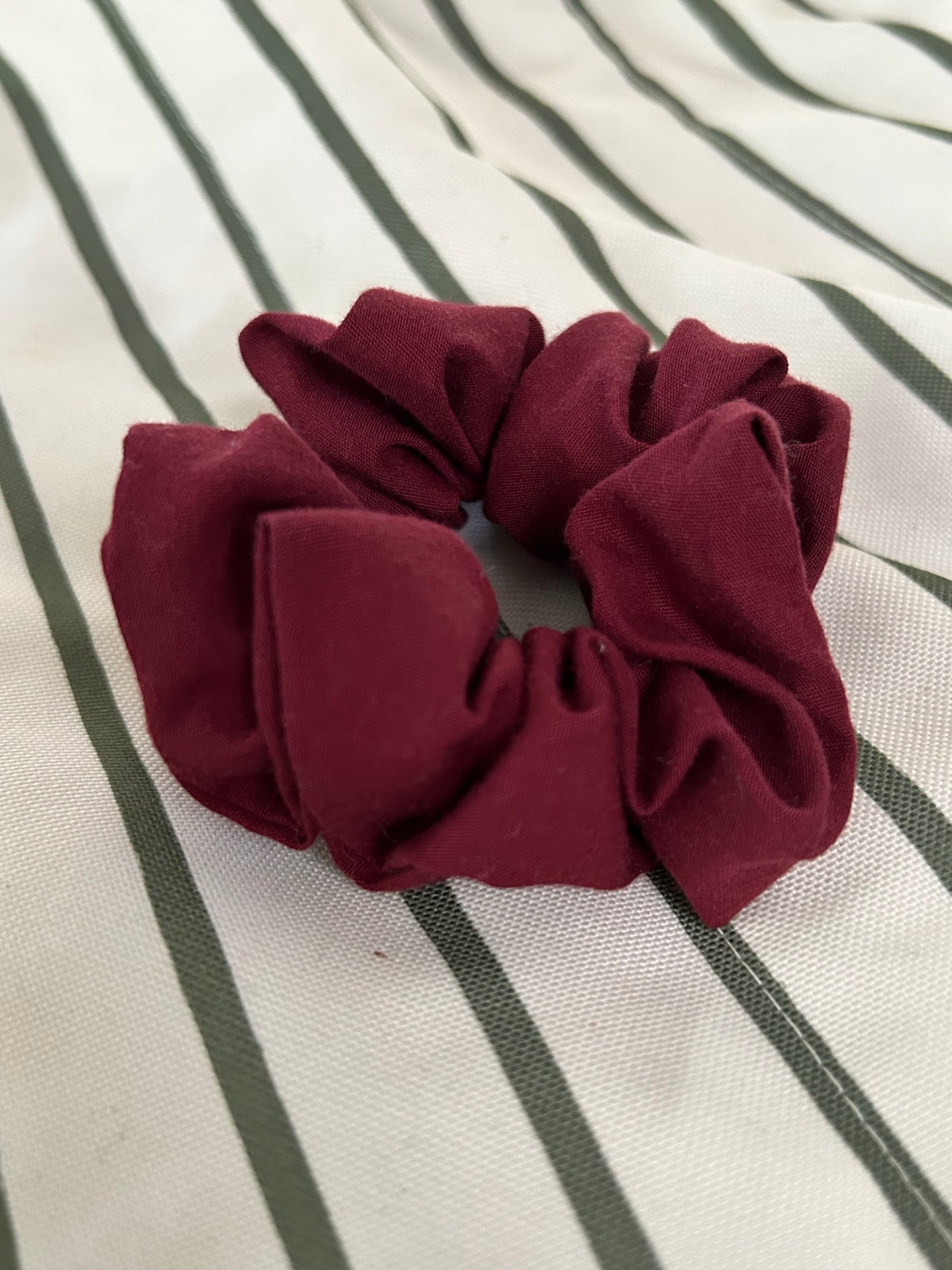 Maroon Scrunchie