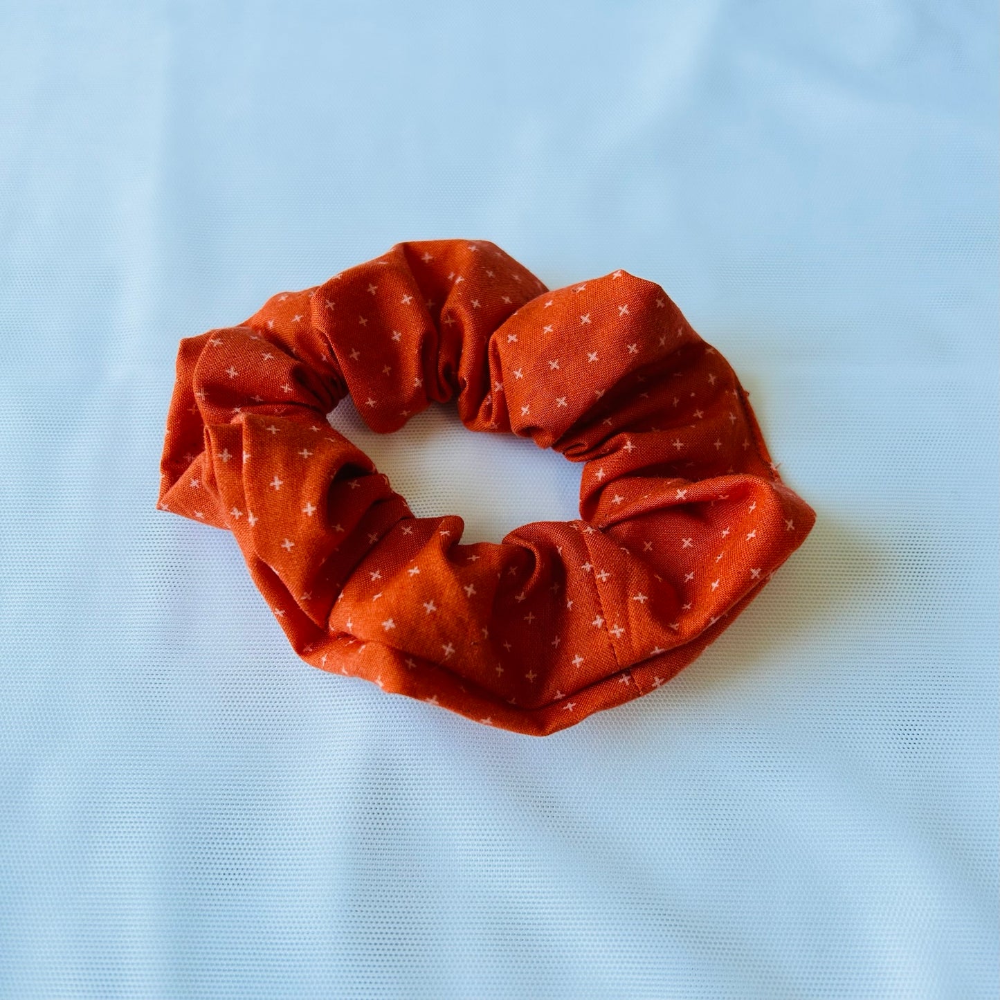 Burnt Orange Scrunchie