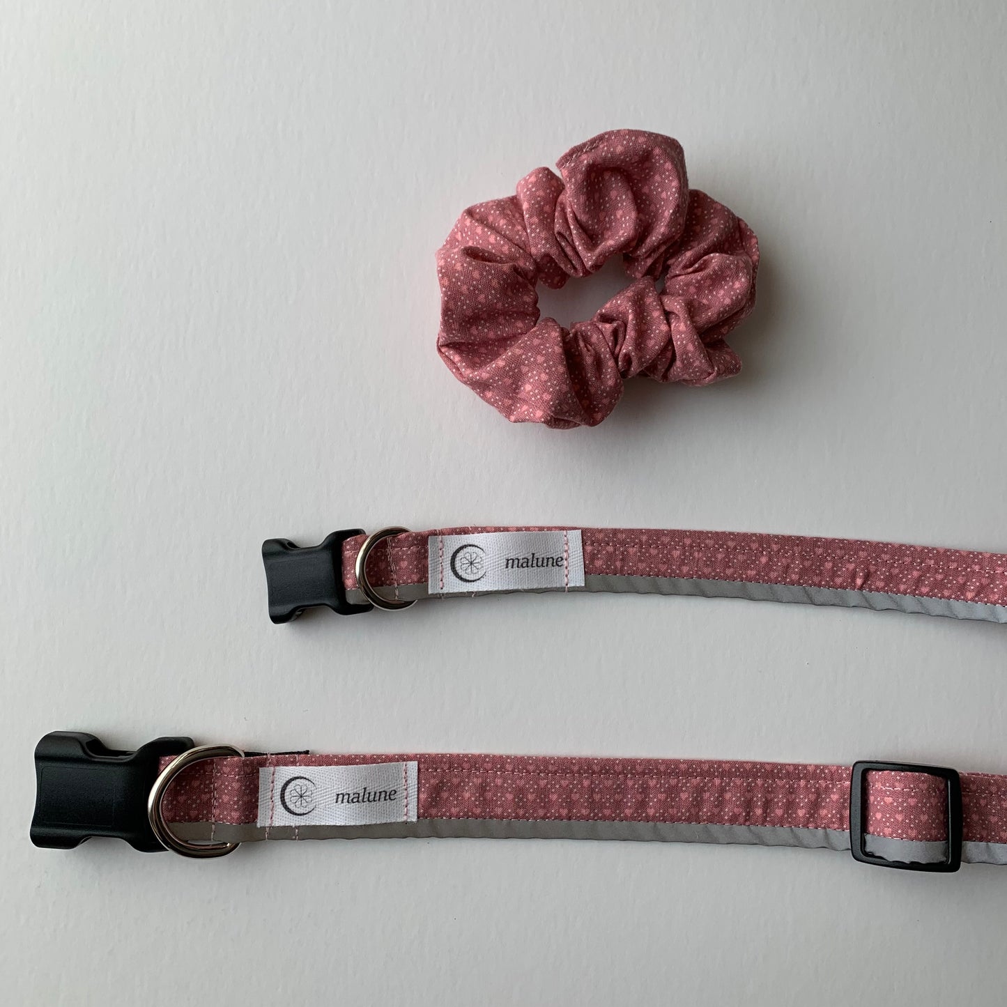 Pink Micro Hearts Collar
